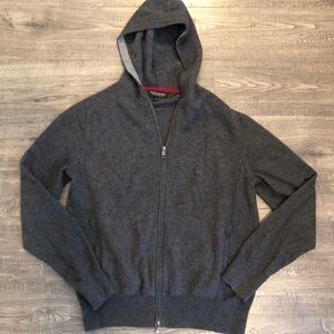 Banana republic merino wool zip up hoodie medium